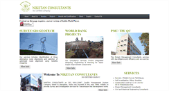 Desktop Screenshot of niketanconsultants.in
